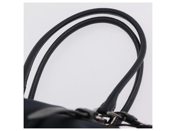 PRADA Bolso Boston Nylon Navy Silver - vista 8