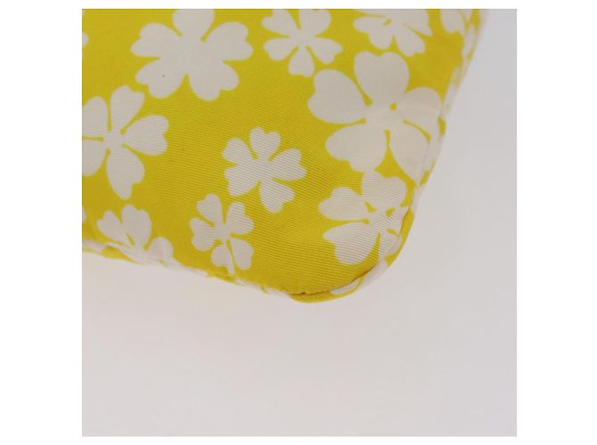 Miu Miu Geldbörse Pouch Nylon Gelb - Ansicht 14