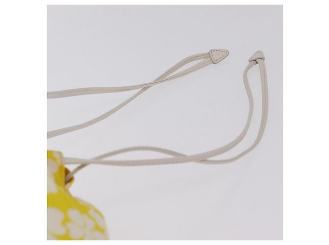 Miu Miu Geldbörse Pouch Nylon Gelb - Ansicht 8