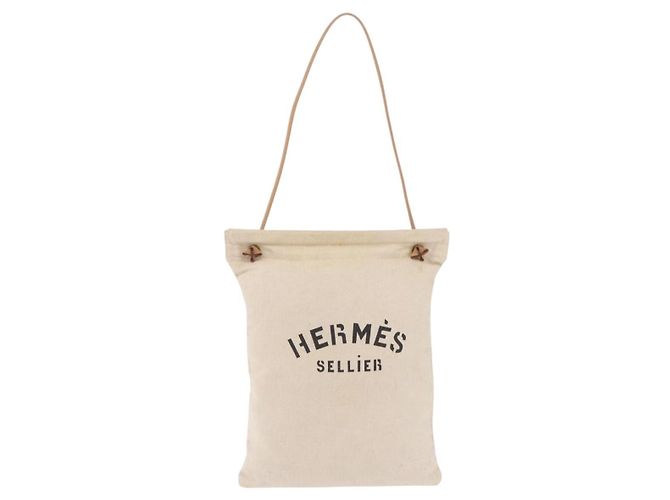 Hermès HERMES Bolsa de Ombro Aline Canvas Beige - vista 2