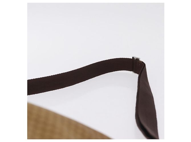 GUCCI Micro GG Canvas Shoulder Bag Nylon Outlet Brown Silver 257301 - vista 8