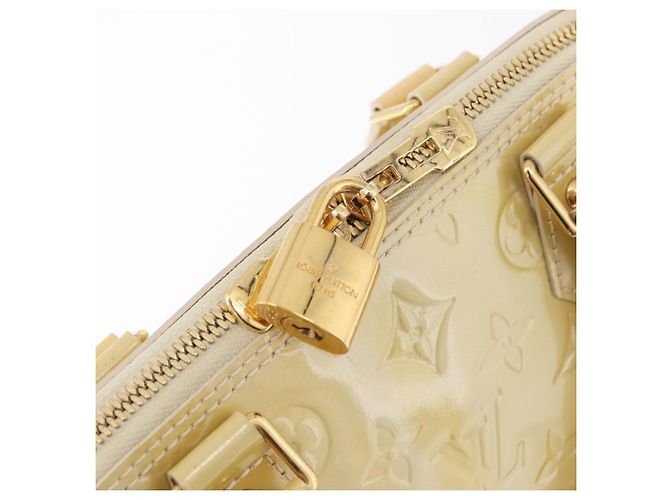 LOUIS VUITTON Monogram Vernis Alma PM Hand Bag Broncorail M91445 LV - vista 17