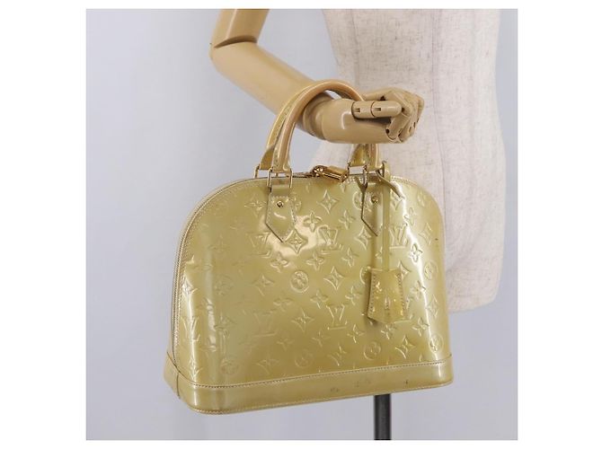LOUIS VUITTON Monogram Vernis Alma PM Hand Bag Broncorail M91445 LV - vista 26