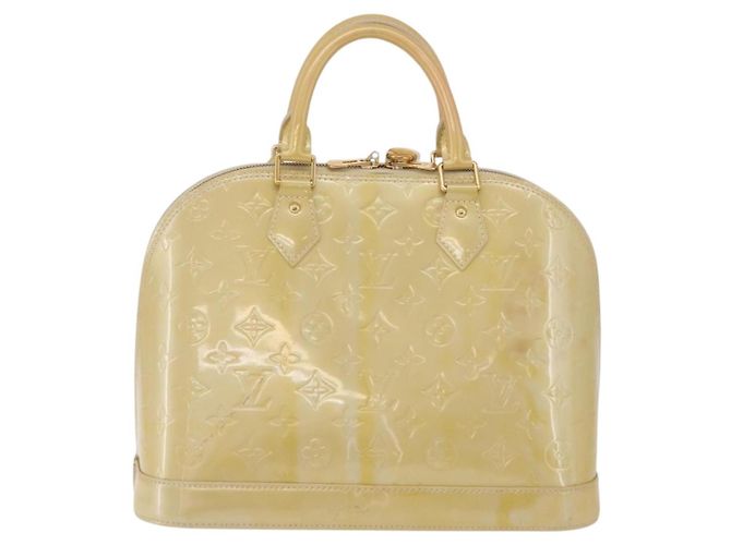 LOUIS VUITTON Monogram Vernis Alma PM Hand Bag Broncorail M91445 LV - vista 4