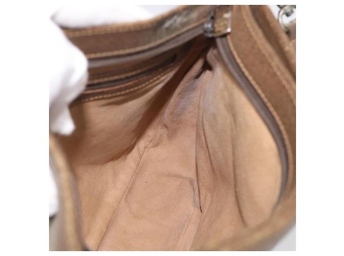 GUCCI GG Supreme Shoulder Bag PVC Beige - vista 21