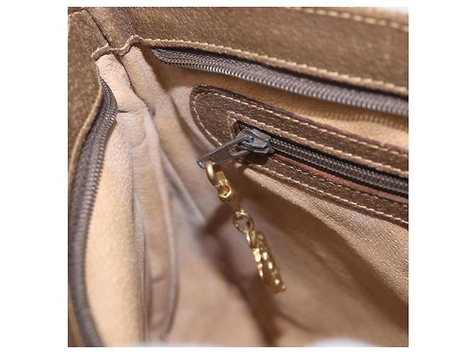 GUCCI GG Supreme Shoulder Bag PVC Beige - vista 23