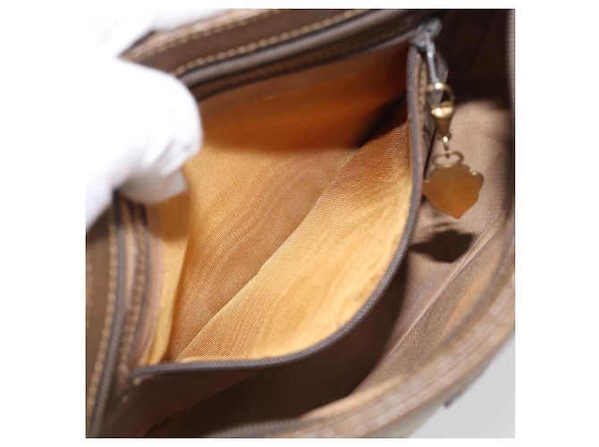 GUCCI GG Supreme Shoulder Bag PVC Beige - vista 24