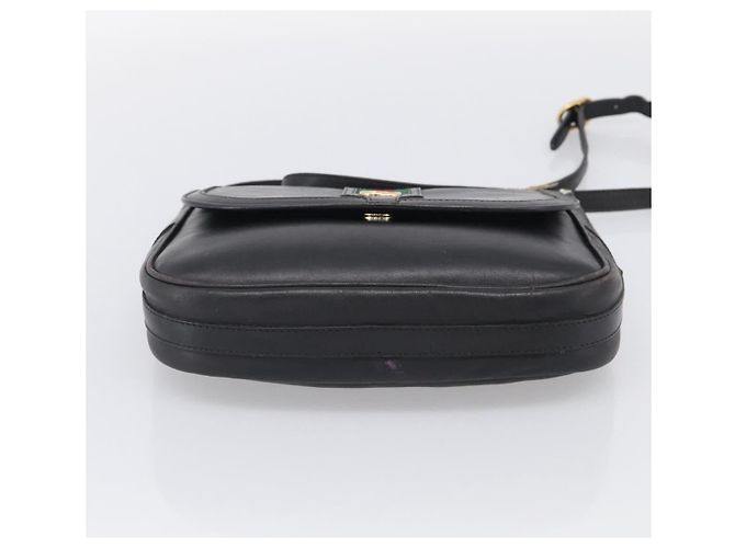 GUCCI Micro GG Supreme Web Sherry Line Bag Leather Black 001 41 4425 - vista 10
