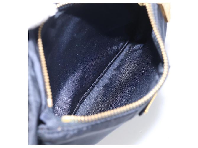 PRADA Sac à épaule Nylon Navy Gold - vue 24