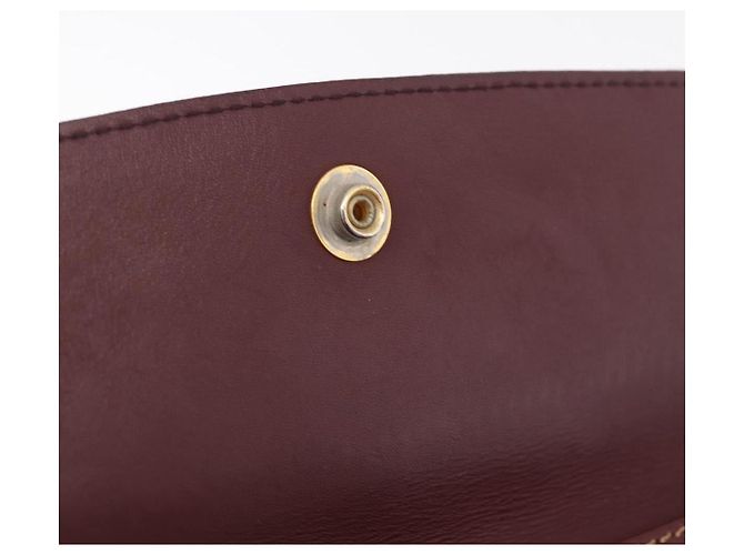 Cartier Must Line Shoulder Bag Leather Bordeaux Gold - vista 26