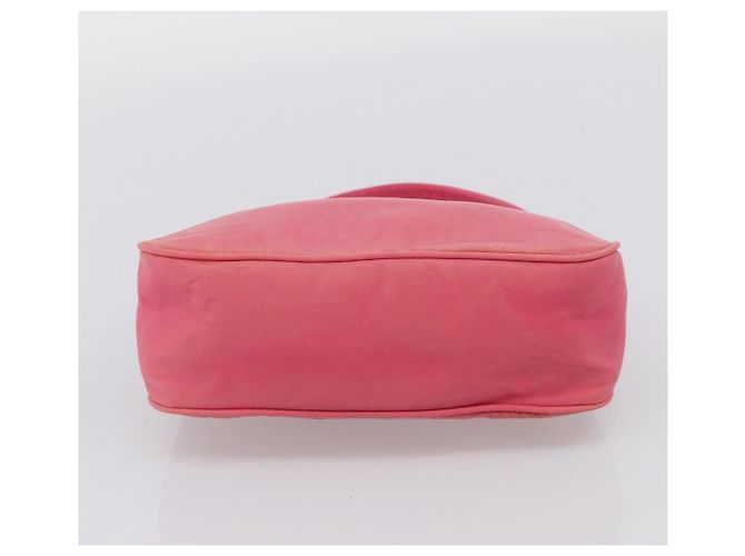 PRADA Pochette à main Nylon Rose Argent - vue 9