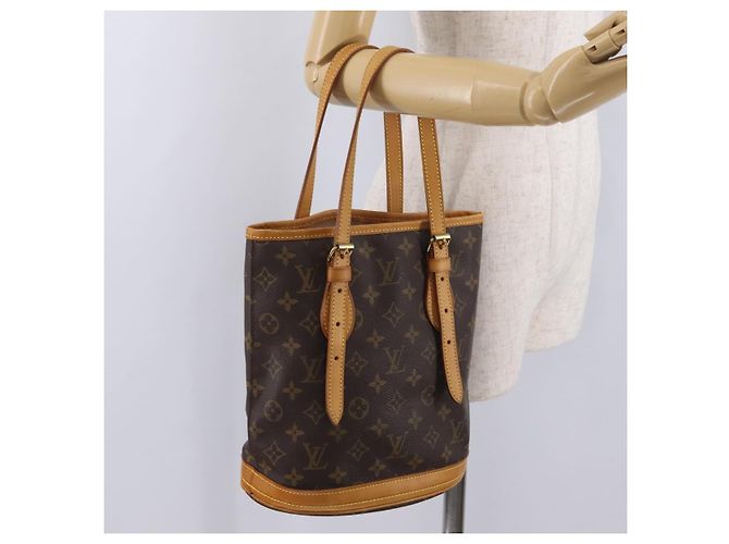 LOUIS VUITTON Monogram Bucket PM Shoulder Bag M42238 LV - vista 25