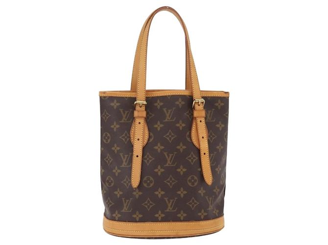LOUIS VUITTON Monogram Bucket PM Shoulder Bag M42238 LV - vista 3