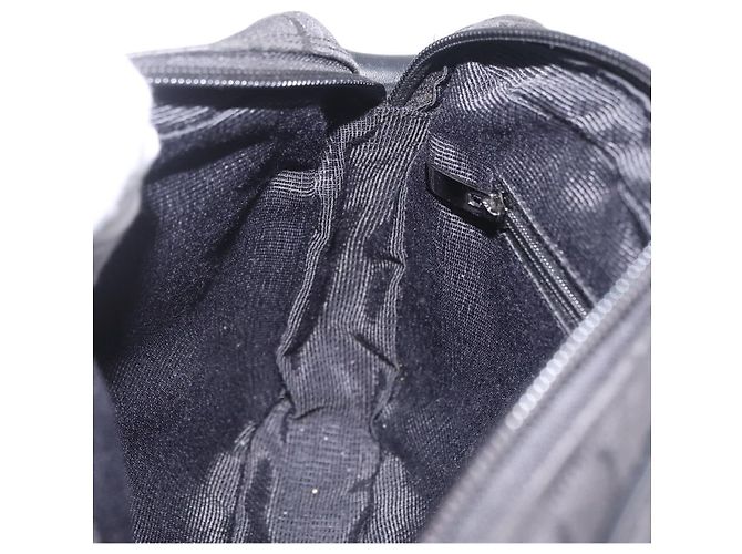 Salvatore Ferragamo Gancini Shoulder Bag Canvas Black Silver - Ansicht 21