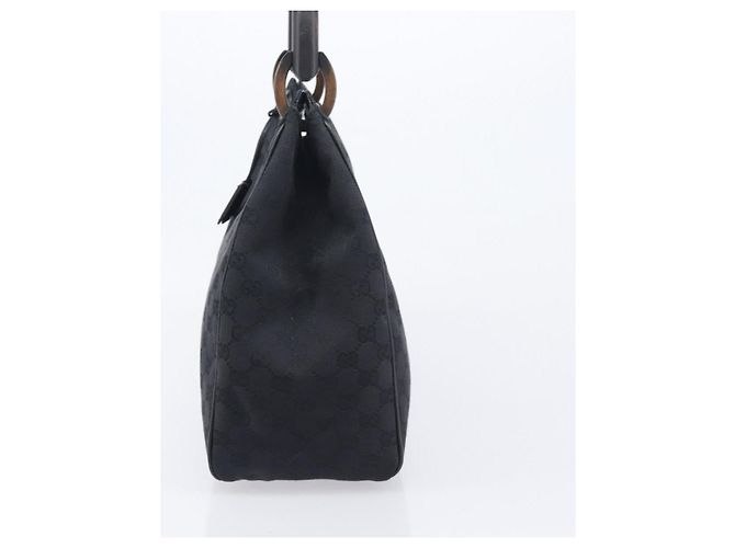 GUCCI GG Canvas Hand Bag Black 106494 - vista 4