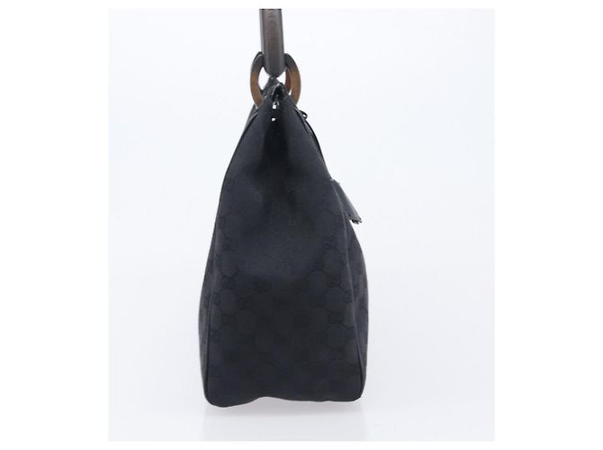 GUCCI GG Canvas Hand Bag Black 106494 - vista 5