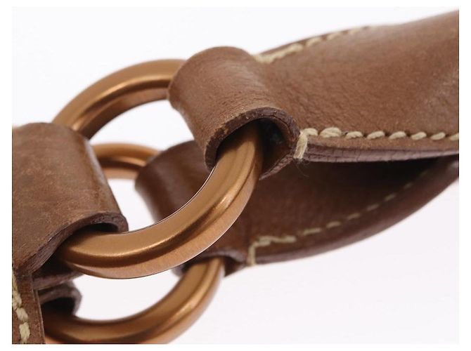 Cartier Hand Bag Leather Brown Gold - vista 10