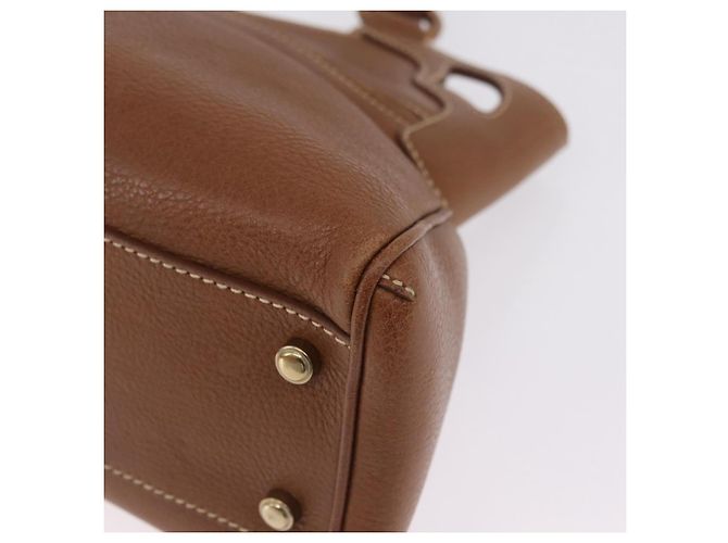 Cartier Hand Bag Leather Brown Gold - vista 15