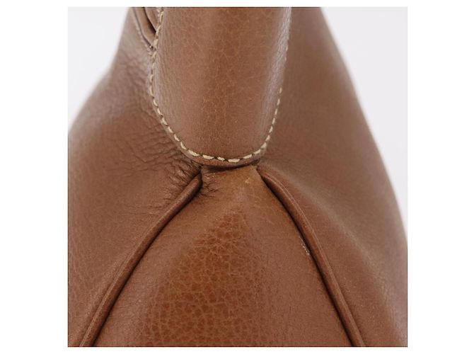 Cartier Hand Bag Leather Brown Gold - vista 6