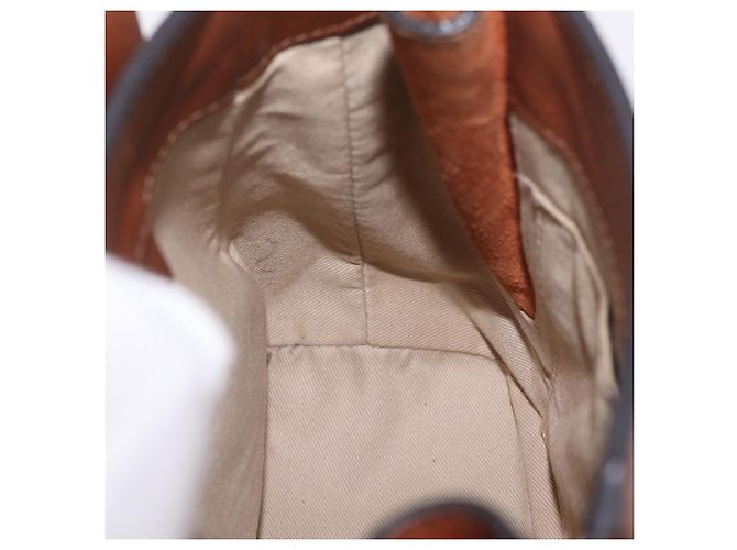 Chloé Chloe Faye Mini Backpack Leather Brown Gold - view 21