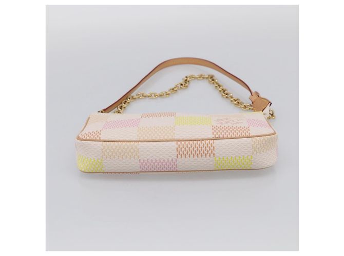 LOUIS VUITTON Damier Licious Pochette Pouch Peach N40642 LV - vista 11