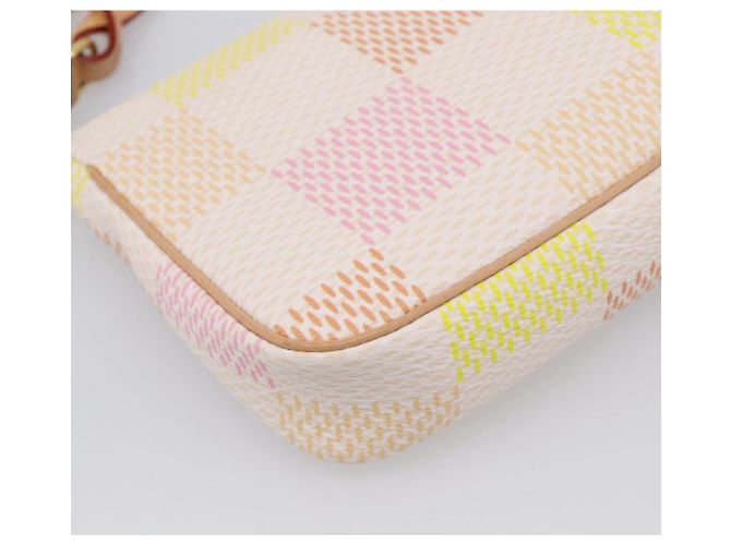 LOUIS VUITTON Damier Licious Pochette Pouch Peach N40642 LV - vista 15