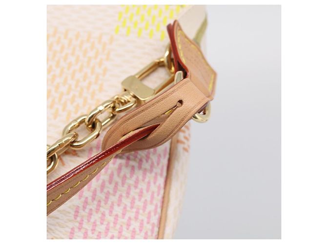 LOUIS VUITTON Damier Licious Pochette Pouch Peach N40642 LV - vista 17