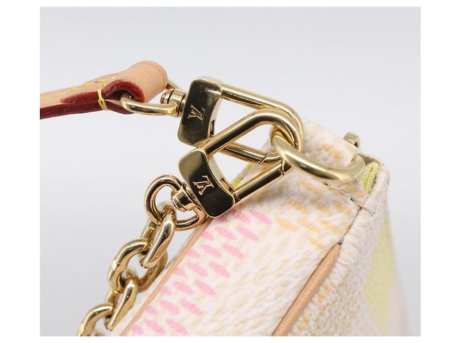 LOUIS VUITTON Damier Licious Pochette Pouch Peach N40642 LV - vista 19