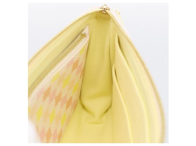 LOUIS VUITTON Damier Licious Pochette Pouch Peach N40642 LV - vista 22