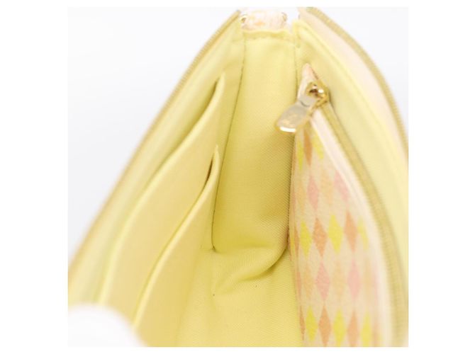 LOUIS VUITTON Damier Licious Pochette Pouch Peach N40642 LV - vista 23