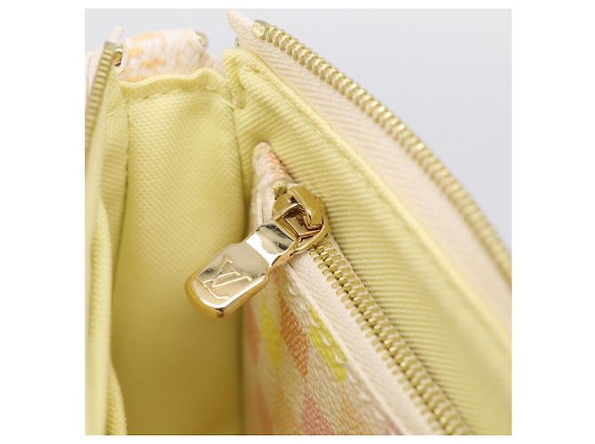 LOUIS VUITTON Damier Licious Pochette Pouch Peach N40642 LV - vista 24