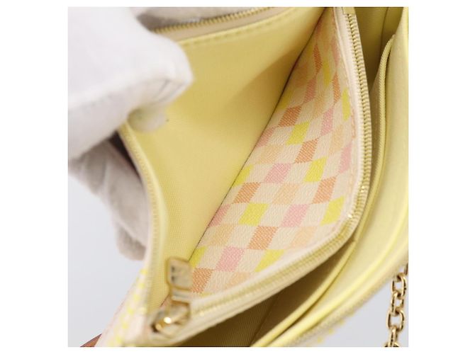 LOUIS VUITTON Damier Licious Pochette Pouch Peach N40642 LV - vista 26