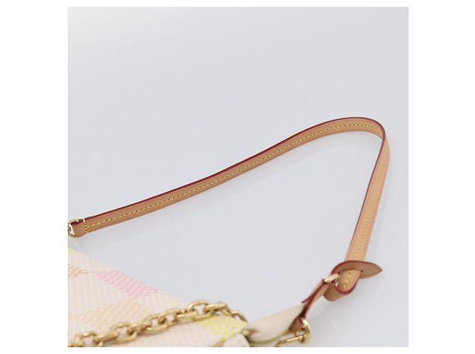 LOUIS VUITTON Damier Licious Pochette Pouch Peach N40642 LV - vista 8