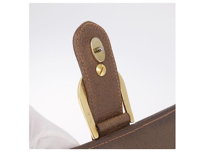 GUCCI GG Supreme Shoulder Bag PVC Beige Gold - vista 16