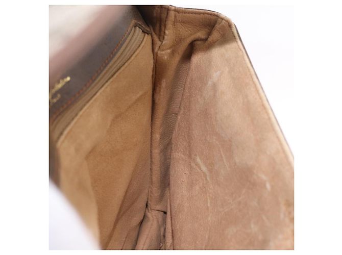 GUCCI GG Supreme Shoulder Bag PVC Beige Gold - vista 20