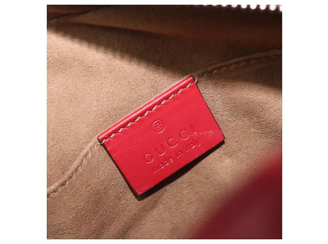 GUCCI GG Supreme Chain Shoulder Bag PVC Beige Silver 409535 - vista 19