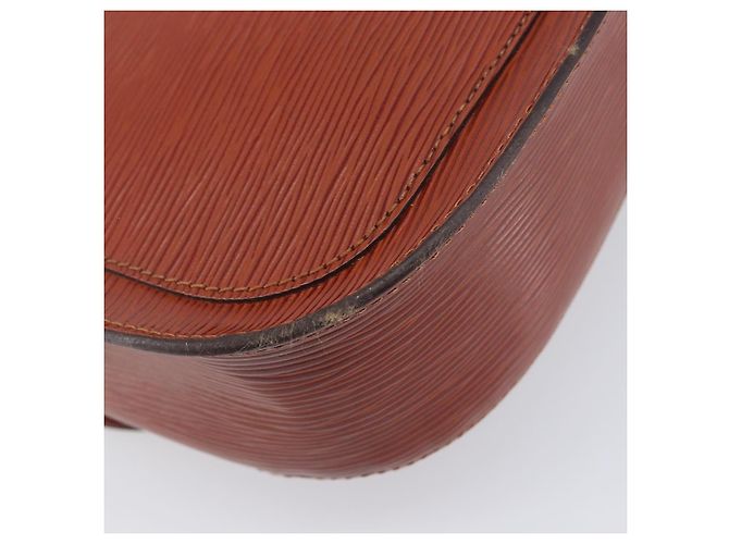 Saint-Cloud LOUIS VUITTON Epi Saint Cloud GM Shoulder Bag Brown M52193 LV - Ansicht 13