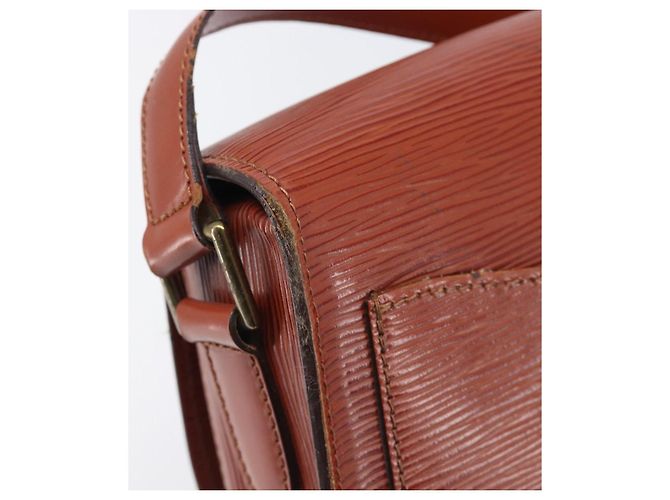 Saint-Cloud LOUIS VUITTON Epi Saint Cloud GM Shoulder Bag Brown M52193 LV - Ansicht 14