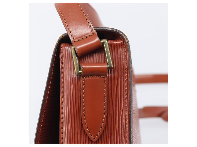 Saint-Cloud LOUIS VUITTON Epi Saint Cloud GM Shoulder Bag Brown M52193 LV - Ansicht 15