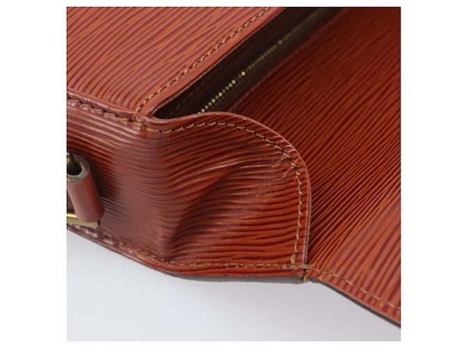 Saint-Cloud LOUIS VUITTON Epi Saint Cloud GM Shoulder Bag Brown M52193 LV - Ansicht 19
