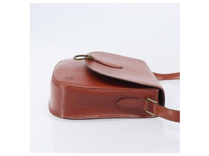 Saint-Cloud LOUIS VUITTON Epi Saint Cloud GM Shoulder Bag Brown M52193 LV - Ansicht 4