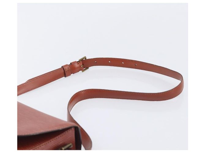 Saint-Cloud LOUIS VUITTON Epi Saint Cloud GM Shoulder Bag Brown M52193 LV - Ansicht 8