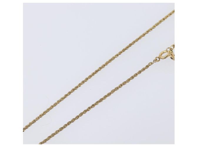 Christian Dior CD Logo Halskette Metall Goldfarben - Ansicht 13