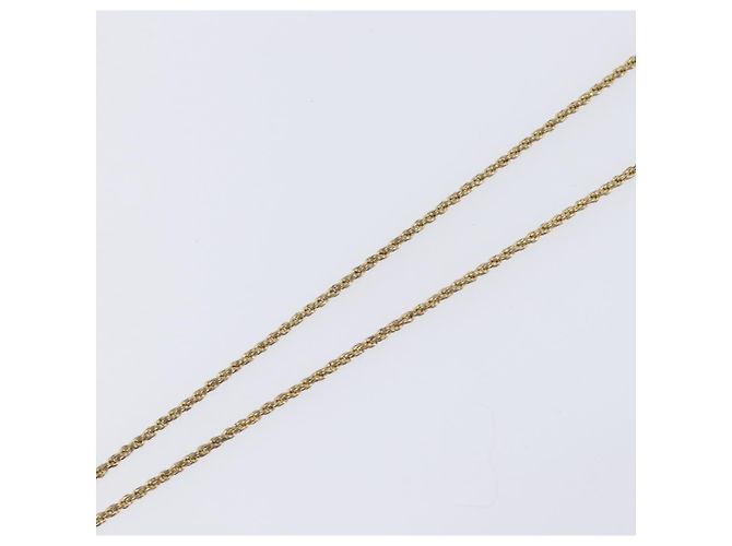Christian Dior CD Logo Halskette Metall Goldfarben - Ansicht 5