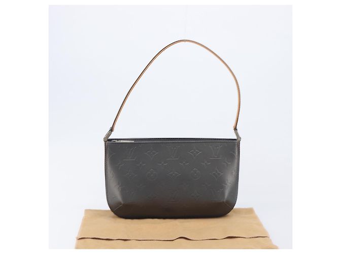 LOUIS VUITTON Monogram Mat Fowler Hand Bag Navy M55145 LV - vista 23
