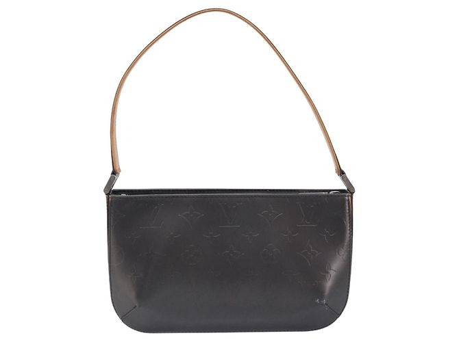 LOUIS VUITTON Monogram Mat Fowler Hand Bag Navy M55145 LV - vista 3