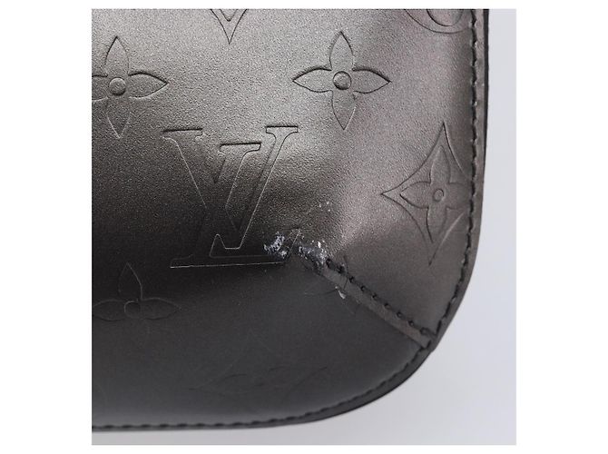 LOUIS VUITTON Monogram Mat Fowler Hand Bag Navy M55145 LV - vista 4