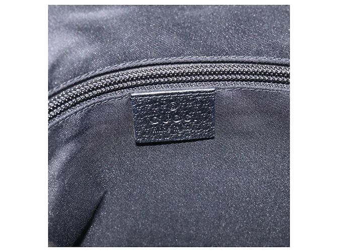 GUCCI GG Canvas Shoulder Bag Black Silver - vista 19