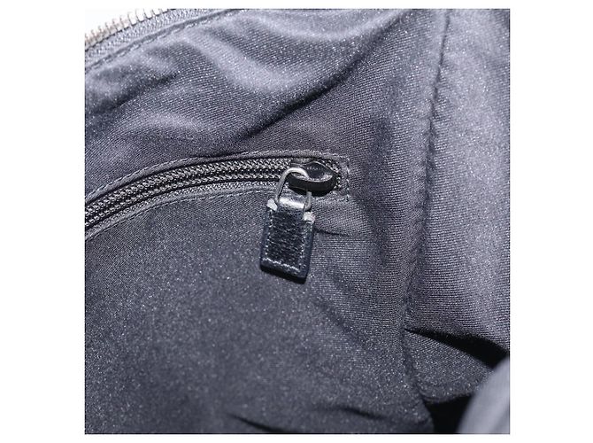GUCCI GG Canvas Shoulder Bag Black Silver - vista 22