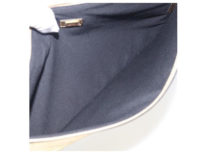 FENDI Clutch Bag Leather Gold 8N0178 - vista 18